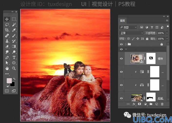 奇幻场景，通过Photoshop中的图层蒙版合成一副海上漂流记场景