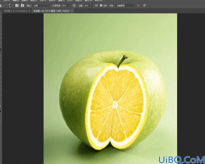 创意合成，在Photoshop中合成一款极具创意的苹果橙子