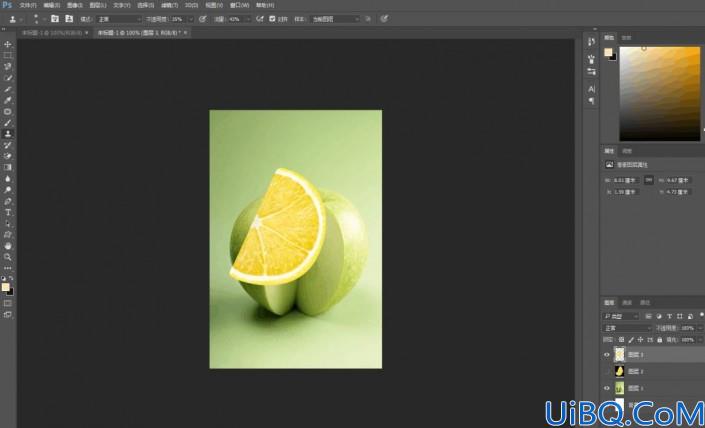 创意合成，在Photoshop中合成一款极具创意的苹果橙子