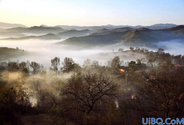 场景合成，通过Photoshop合成一张极具创意的地球全景图