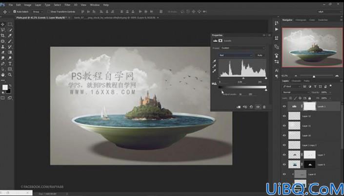 创意合成，用Photoshop合成一副城市微缩景观图