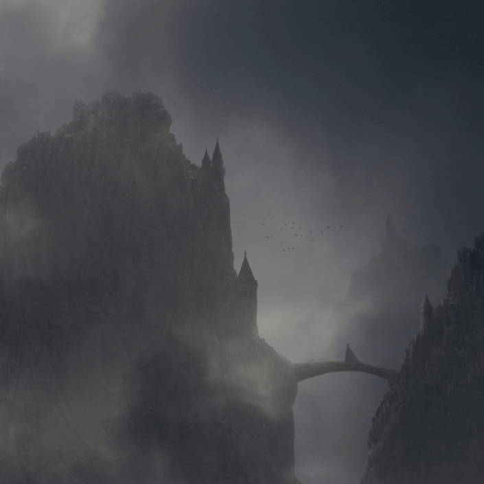 图片合成，在Photoshop中创建一张具有迷雾感风景照片