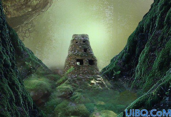 后期合成，用Photoshop合成一个童话森林场景