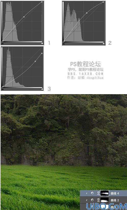 森林场景，合成女人与鹿梦幻森林场景教程
