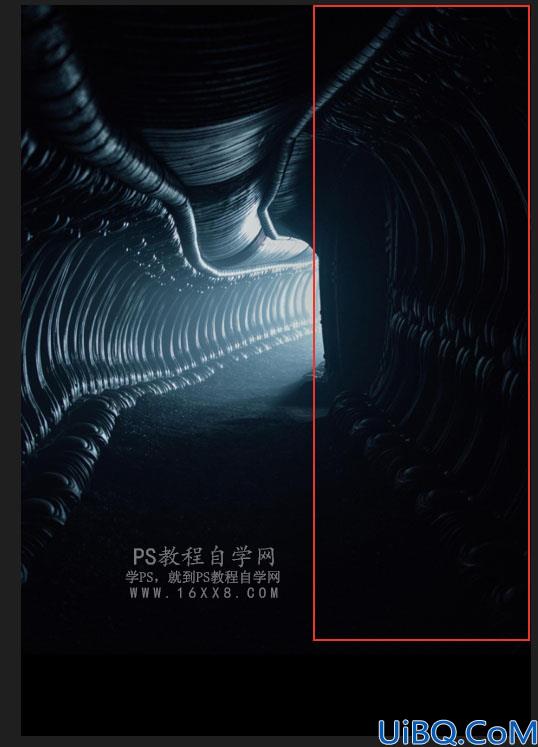 场景合成，用Photoshop合成电影《异形契约》暗黑魔幻场合