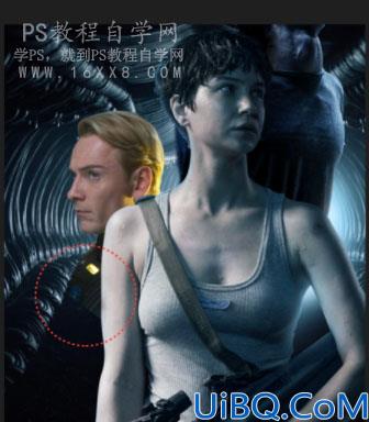 场景合成，用Photoshop合成电影《异形契约》暗黑魔幻场合