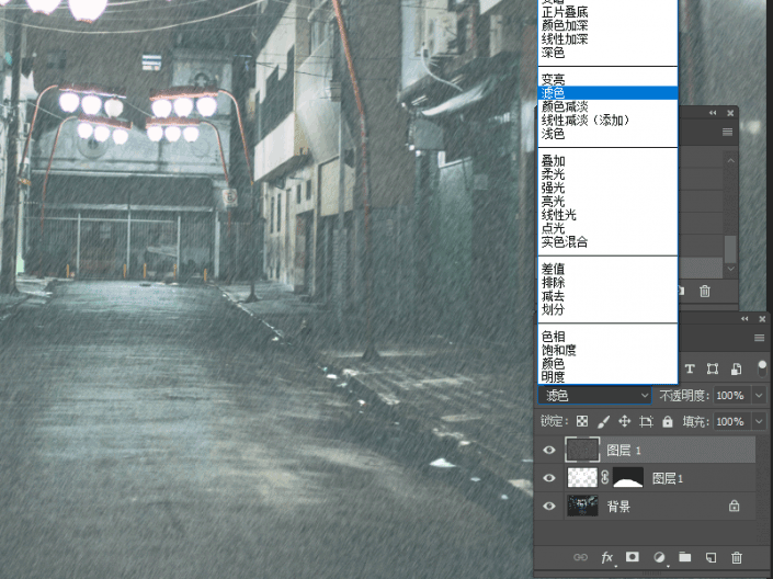 下雨效果，用Photoshop后期还你一场完美浪漫大雨