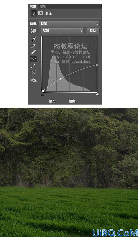 森林场景，合成女人与鹿梦幻森林场景教程