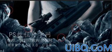 场景合成，用Photoshop合成电影《异形契约》暗黑魔幻场合