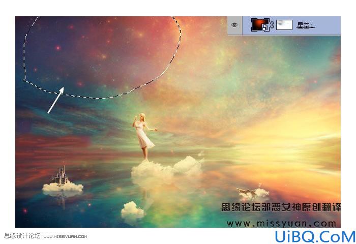 场景合成，合成奇幻空中仙子场景教程