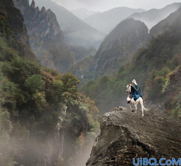 场景合成，合成一张古代风格的魔幻场景教程