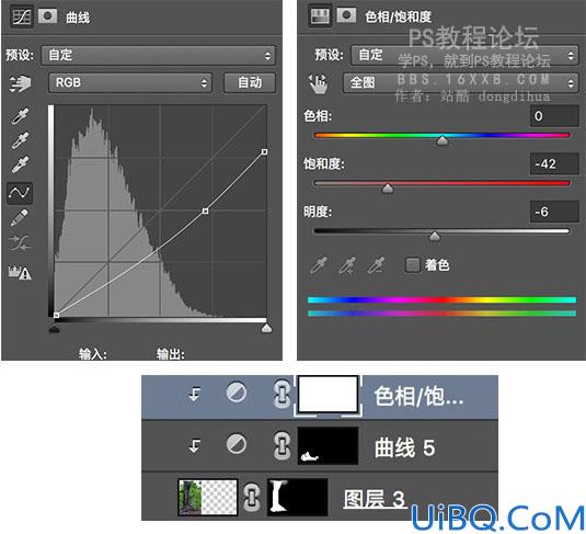森林场景，合成女人与鹿梦幻森林场景教程