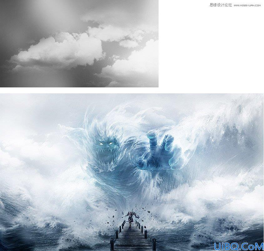 Photoshop合成魔幻战场场景教程