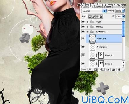 Photoshop恶搞合成液态人效果教程