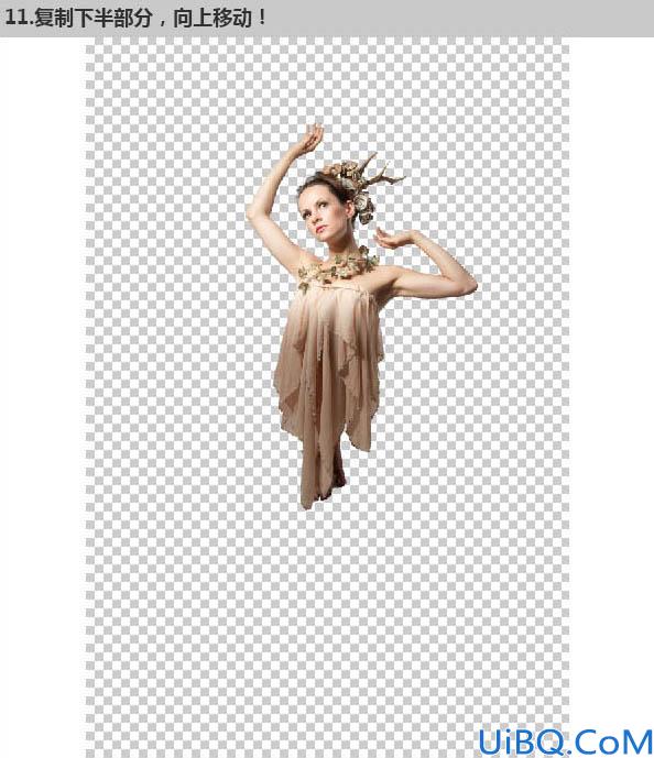 人像合成，用Photoshop把多张素材合成一张恐怖人像图片