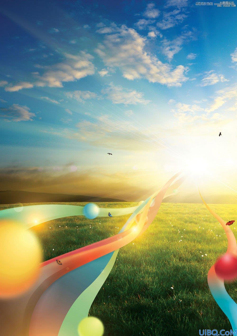Photoshop合成蒙太奇场景教程