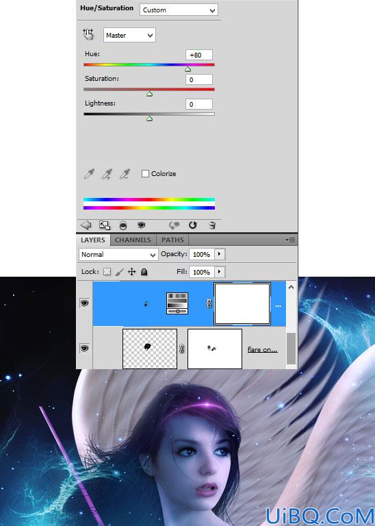 Photoshop合成魔法天使教程