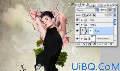 Photoshop恶搞合成液态人效果教程