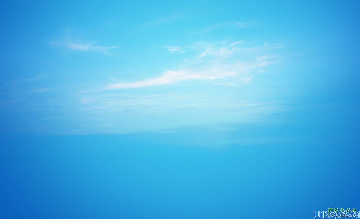 Photoshop创意合成漂浮在空中的瀑布小岛场景图片，漂浮的景观