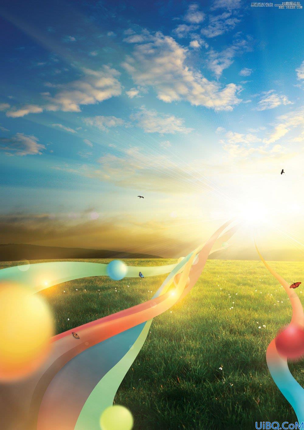 Photoshop合成蒙太奇场景教程