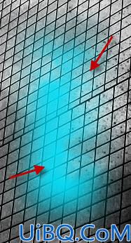 用笔刷、现代建筑、超现实灯光合成人物