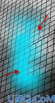 用笔刷、现代建筑、超现实灯光合成人物