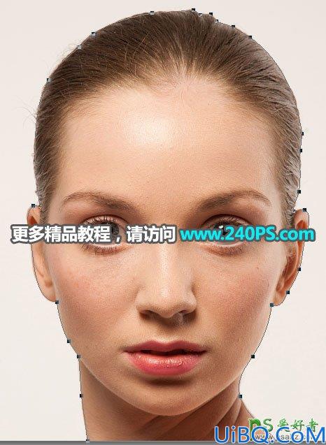 Photoshop人像合成教程：打造逼真的拉链中漏出细腻光滑皮肤美女人脸