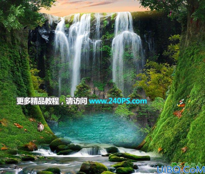 Photoshop合成实例：设计唯美大气风格的补水精华化妆品宣传海报