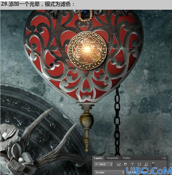 人像合成，用Photoshop把多张素材合成一张恐怖人像图片