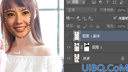 Photoshop cs6高圆圆合成图