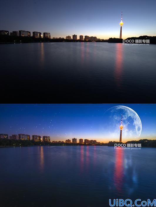 利用Photoshop给照片添加夜空