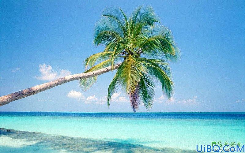 Photoshop图片合成教程：打造错觉感的三维立体海滩效果图，3D效果海滩图