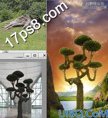 Photoshop合成山谷场景教程