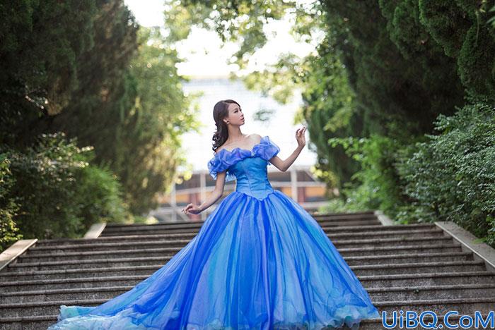 Photoshop美女人像合成教程：学习如何做出一张唯美梦幻的灰姑娘大片