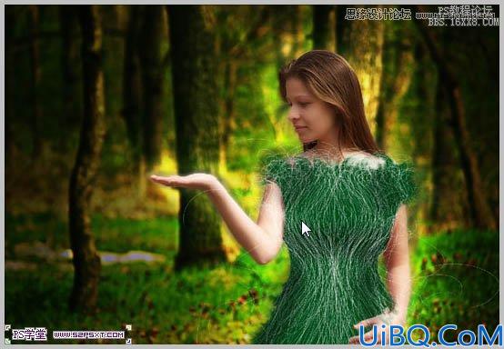 Photoshop合成仙女的发光衣服