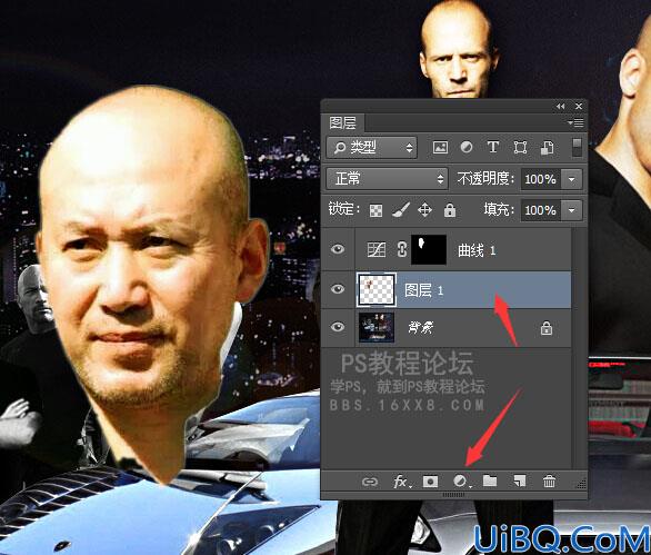 斗转星移合成，用Photoshop把杰森斯坦森换成郭达