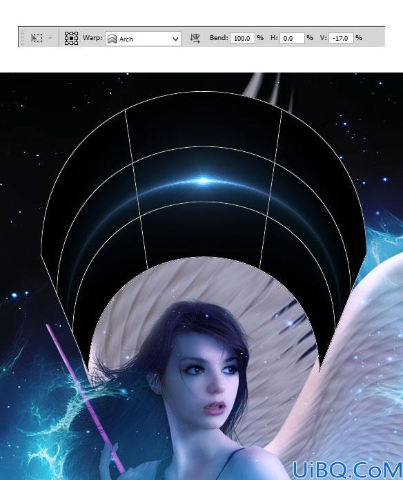 Photoshop合成魔法天使教程