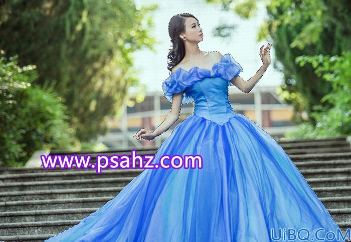 Photoshop美女人像合成教程：学习如何做出一张唯美梦幻的灰姑娘大片