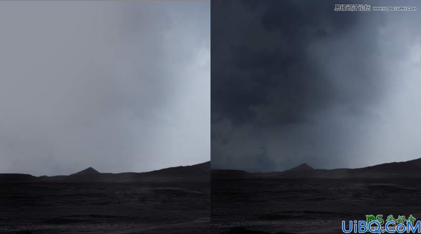 Photoshop合成科幻类电影中非常唯美的宇宙星空风景图像