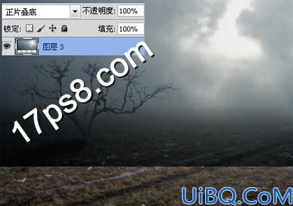 用Photoshop合成荒野枯树
