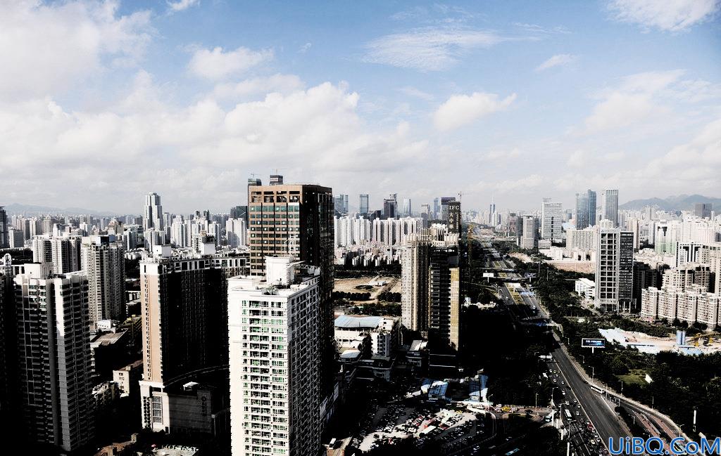 Photoshop合成一幅宇宙彗星冲撞城市地球末日景