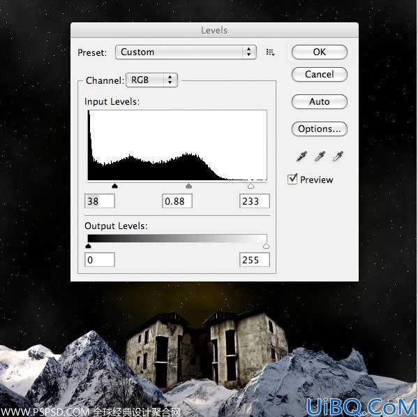 Photoshop合成夜空下的鹅教程