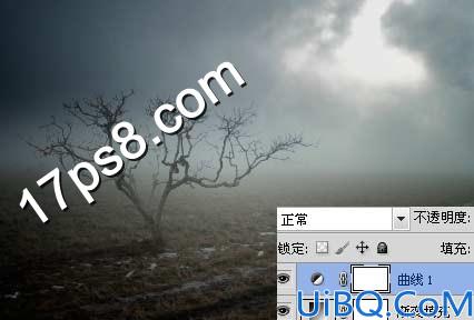 用Photoshop合成荒野枯树