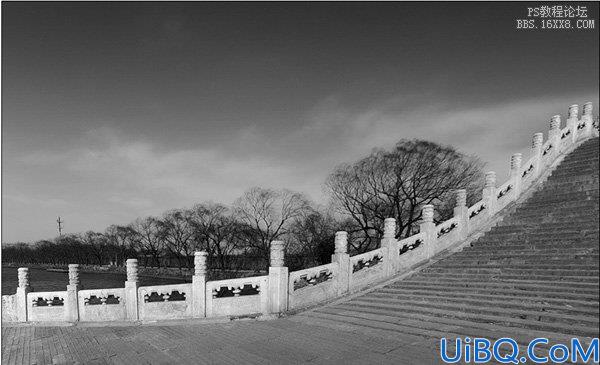 Photoshop合成传说中的天宫图