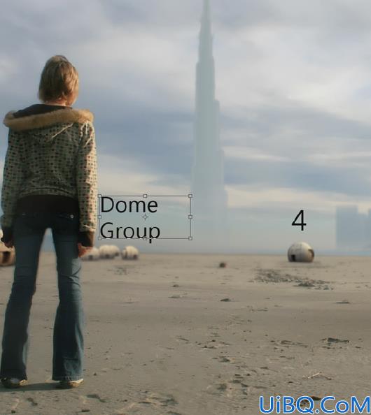 Photoshop场景合成：外星战场