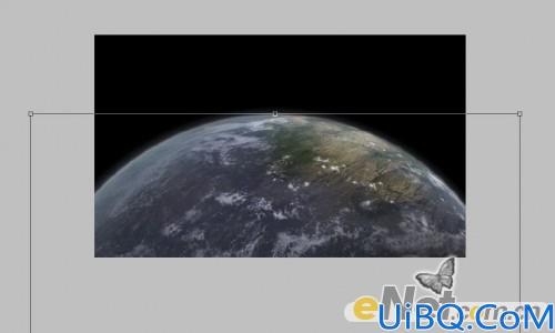 Photoshop合成流星撞击星球场景
