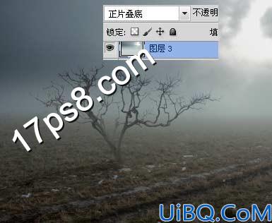 用Photoshop合成荒野枯树