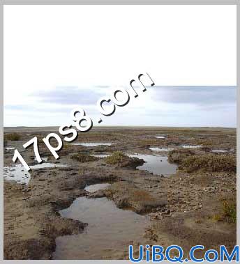 用Photoshop合成沼泽城堡