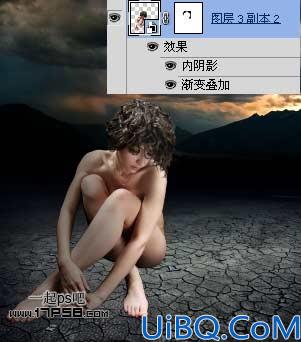 用Photoshop合成夜半梦境女精灵