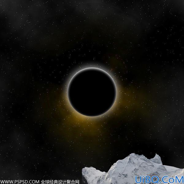 Photoshop合成夜空下的鹅教程